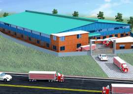 TO-LET: 30000 SFT COMMERCIAL SHADE at Birulia, Savar, Dhaka(Under Construction) Commercial Plot at 