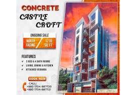 1710 sqft, 3 Beds Luxurious Ready Apartments for Sale in Uttara, Sector-13 Apartment/Flats at 