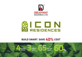 Bashundhara’s Most Prestigious LAKE ISLAND PLOT IN BLOCK- I Land Sharing Flat at 