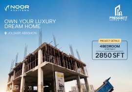 2850 sqft, 4 Beds Under Construction Apartment/Flats for Sale at Jolshiri Abason Apartment/Flats at 