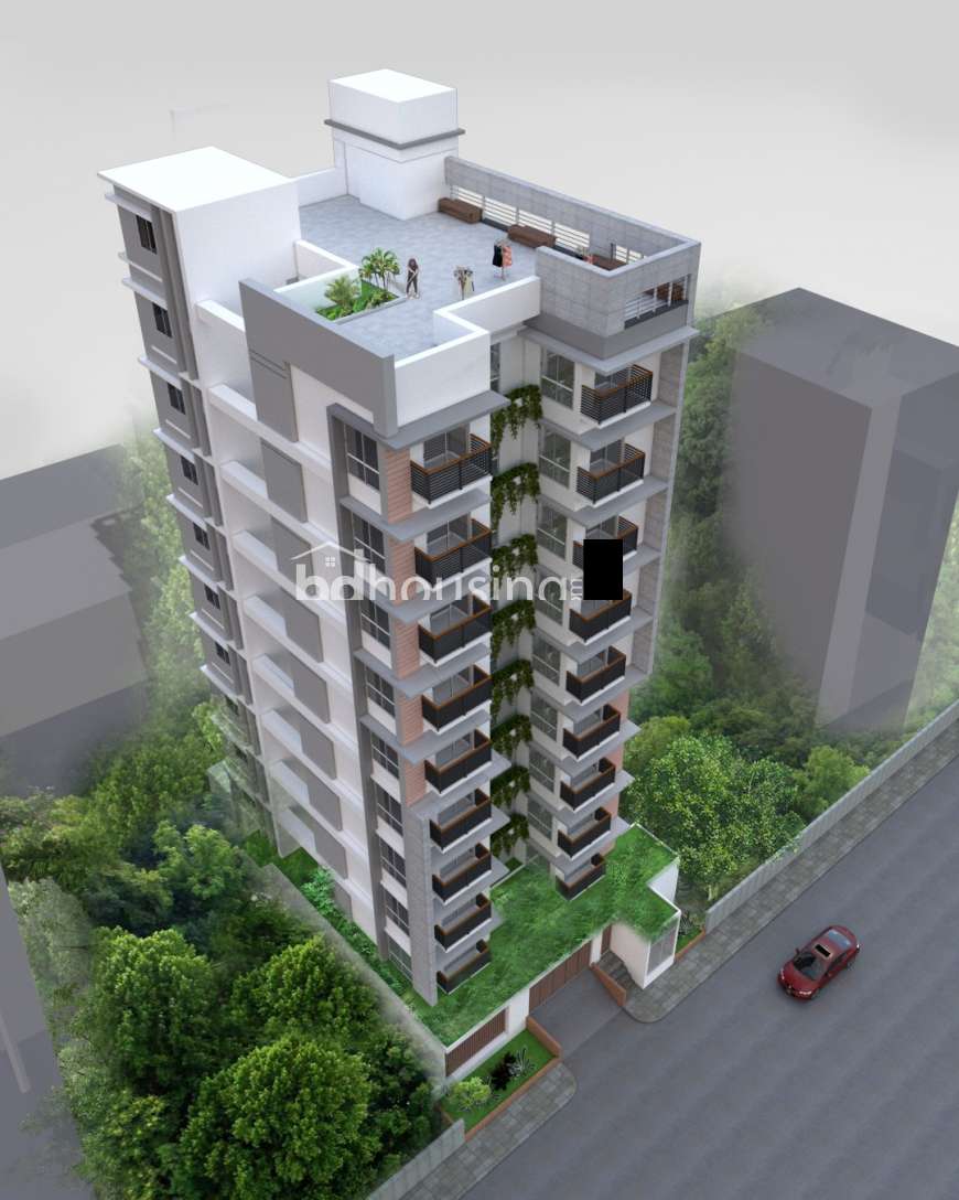 2020 sft Single Unit Apt @ A Block With Gas Connection, Apartment/Flats at Bashundhara R/A