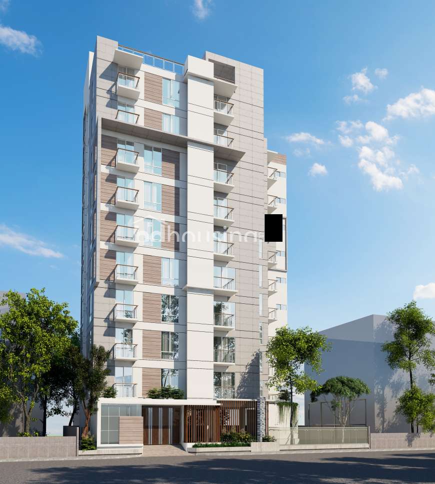 2450 sft apt with Gas connection & Lawn, Apartment/Flats at Bashundhara R/A