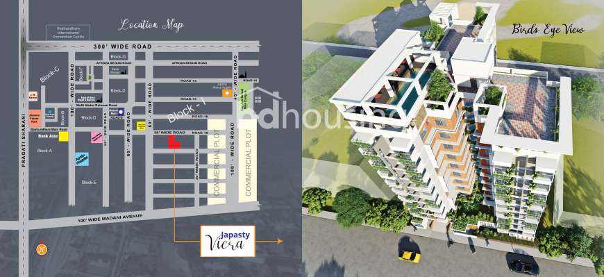 Japasty Viera, Apartment/Flats at Bashundhara R/A