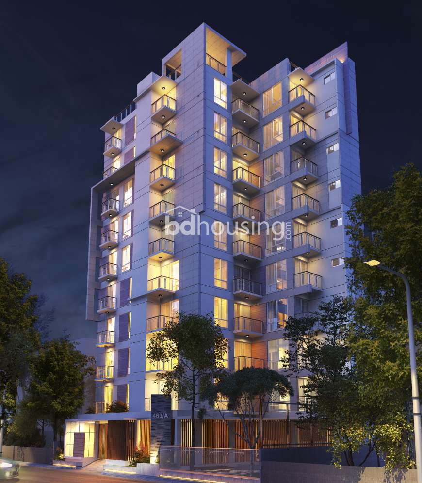 2450sft Apt with Gas & Lawn, Apartment/Flats at Bashundhara R/A