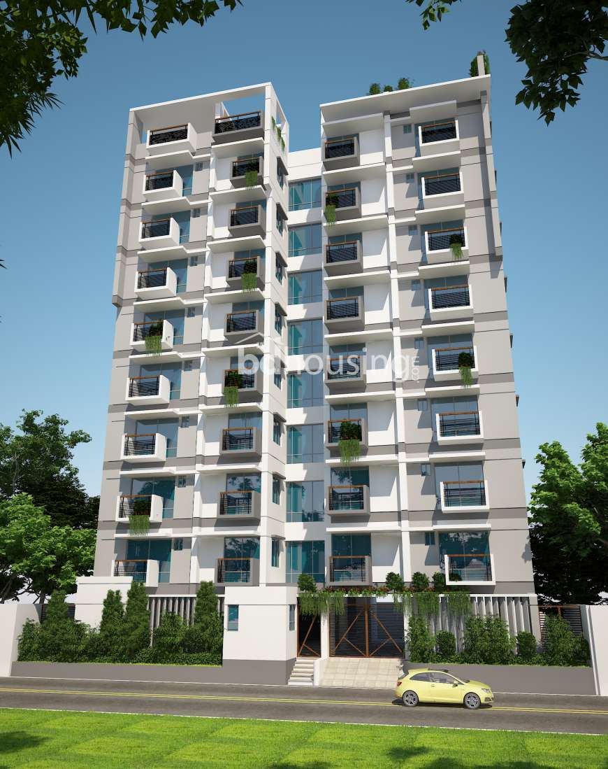1310 sft 3 bed Apartment with Gas connection., Apartment/Flats at Bashundhara R/A