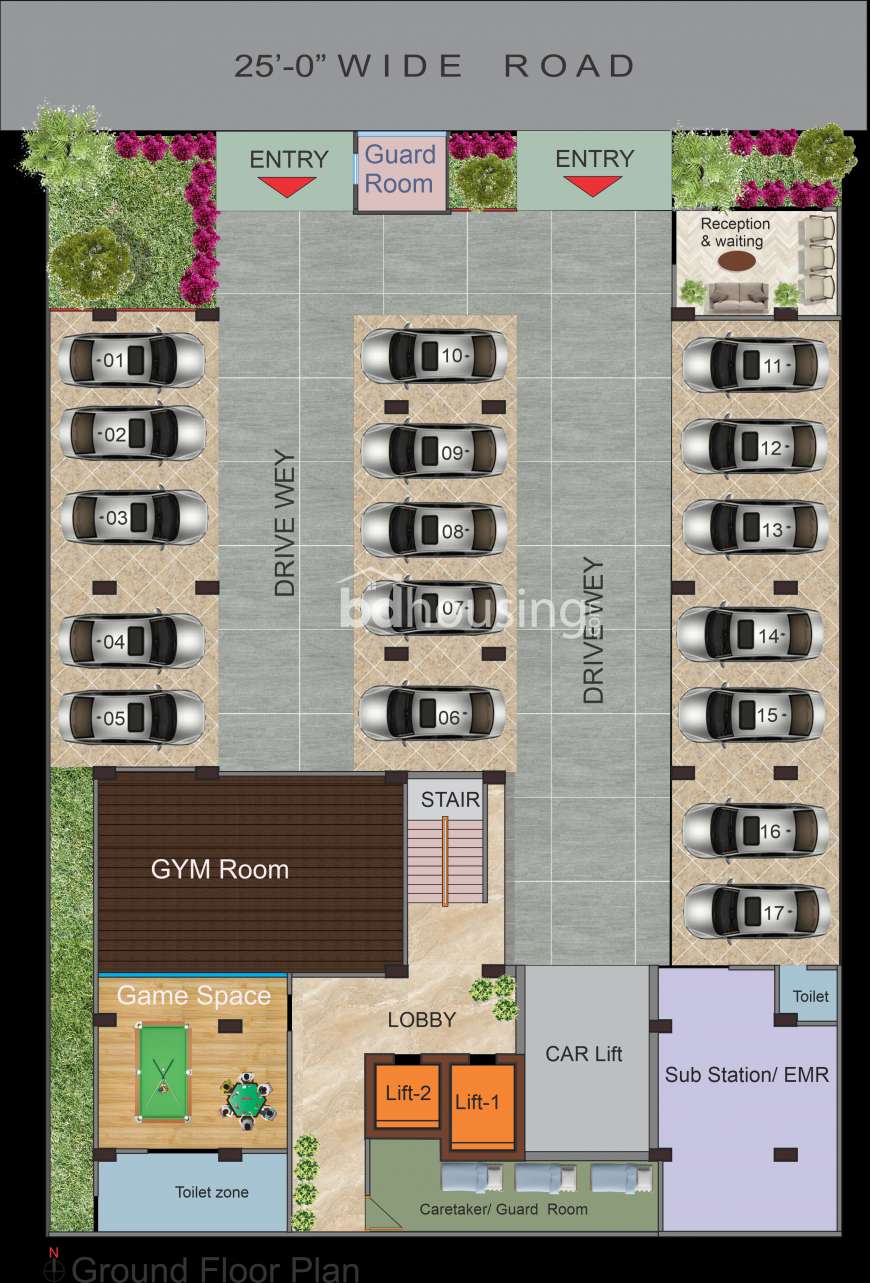 4500Tk/sft Upcoming Luxerious 2400sft FlatLand share sale@Bashundhara R/A Block# A , Apartment/Flats at Bashundhara R/A