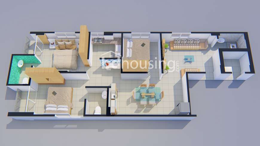 Sydney Homes Ltd. Shopnopuri-5, Apartment/Flats at Baridhara