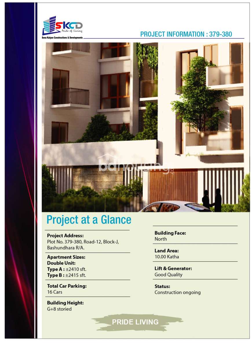 2410&2415 sqft, Apartment/Flats Sale Bashundhara., Apartment/Flats at Bashundhara R/A