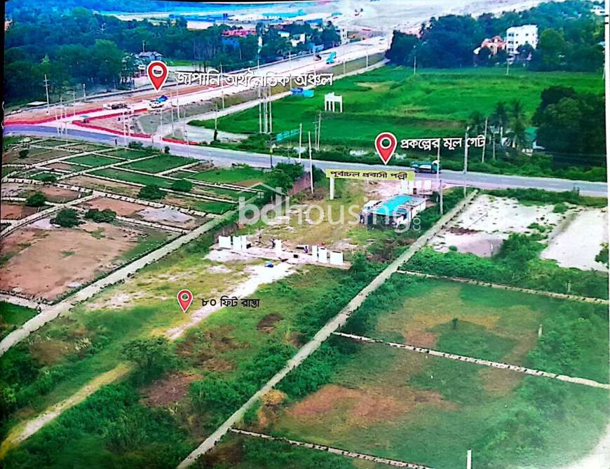 Purbachol Probashi palli, Residential Plot at Purbachal