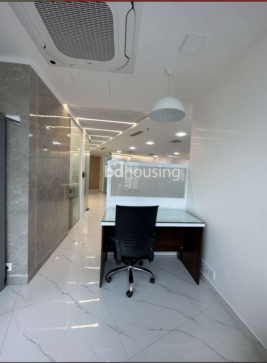 FURNISHED SHARED OFFICE SPACE FOR RENT + COWORKING OFFICE SPACE, Office Space at Bashundhara R/A