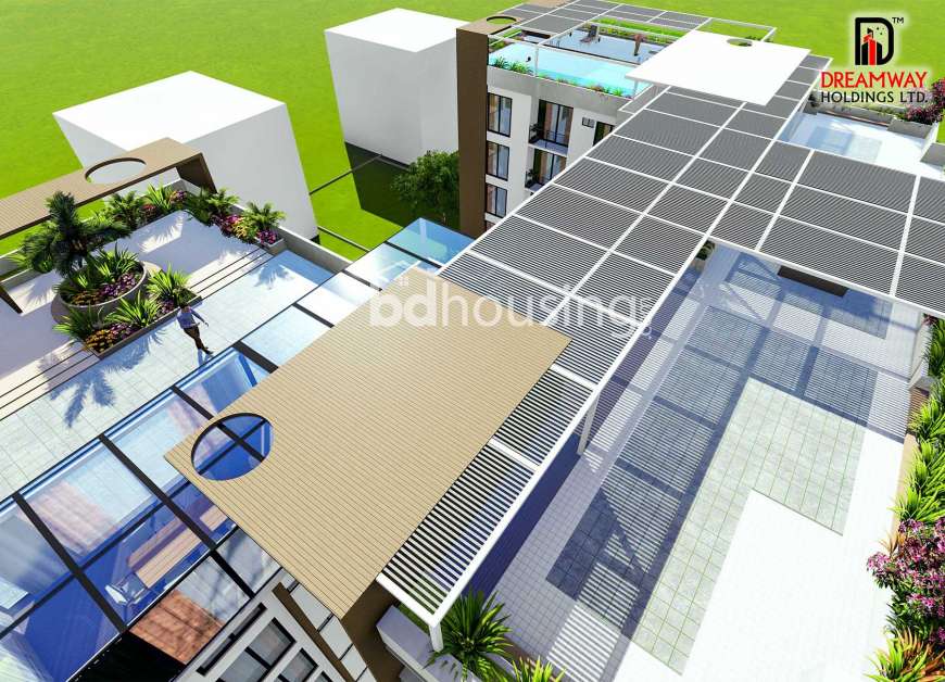 Dreamway Courtyard, Land Sharing Flat at Bashundhara R/A