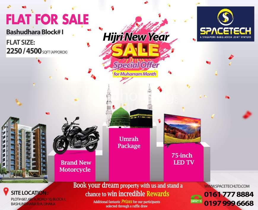 Spacetech Nashrah Palace , Apartment/Flats at Bashundhara R/A