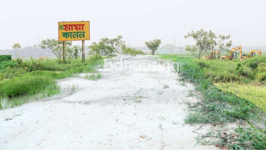 দক্ষিণ কেরানীগঞ্জ, ঢাকা (মাওয়া রোডে) কিস্তিতে & এককালীন প্লট বিক্রি হচ্ছে। সাথে সাথে রেজিস্ট্রি। RC মায়া কানন, Residential Plot at Keraniganj