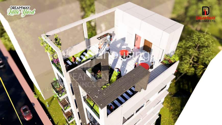 Dreamway Little Yard, Land Sharing Flat at Bashundhara R/A