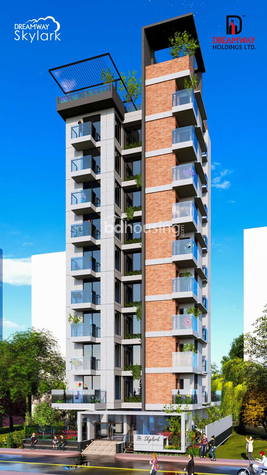 Dreamway Skylark, Land Sharing Flat at Bashundhara R/A