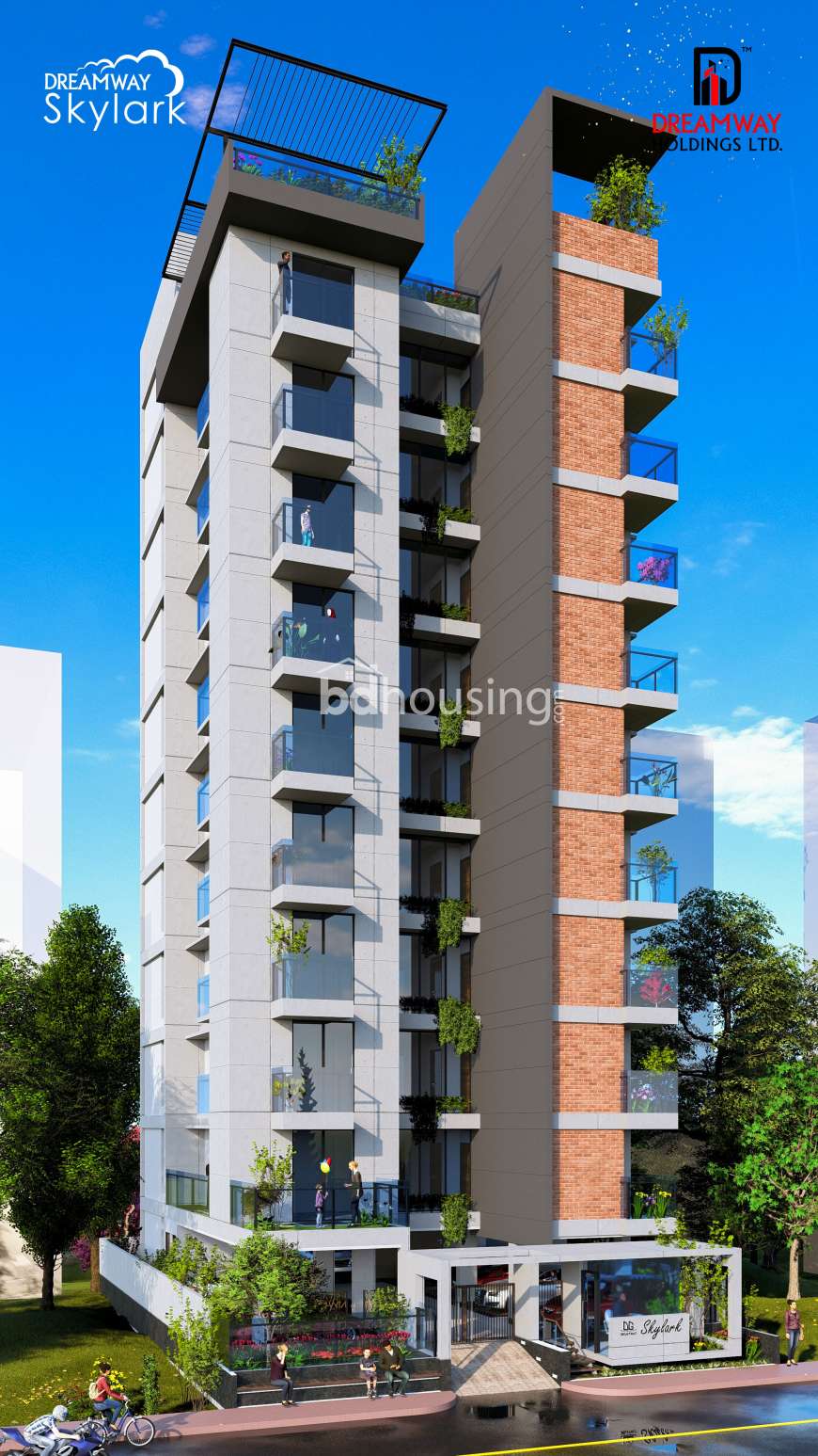 Dreamway Skylark, Land Sharing Flat at Bashundhara R/A