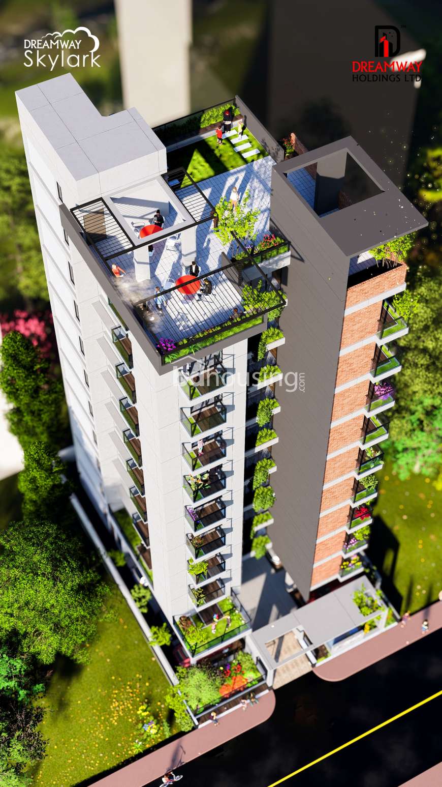 Dreamway Skylark, Land Sharing Flat at Bashundhara R/A