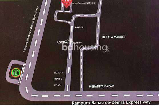 Al Aksa Tower, Land Sharing Flat at Banasree