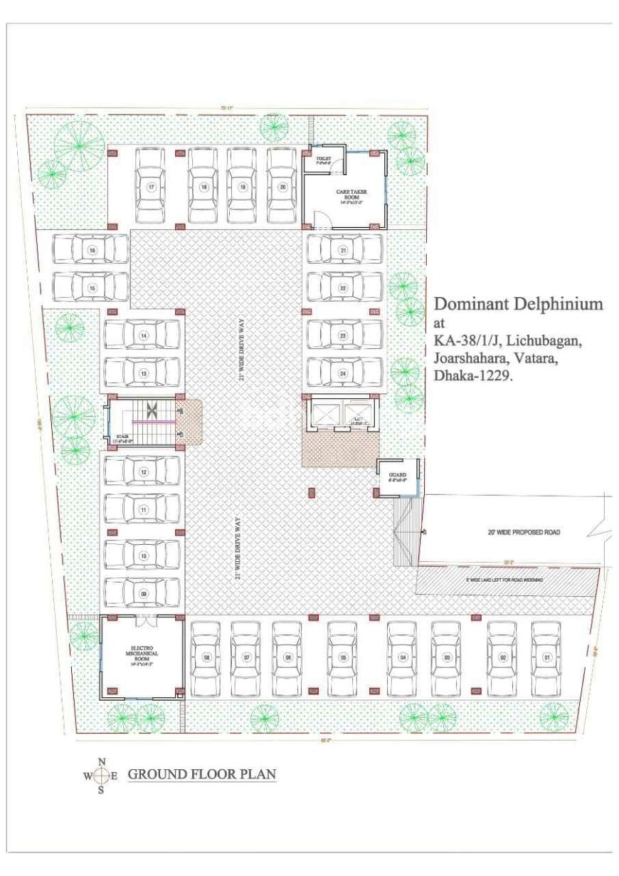 Dominant Delphinium, Apartment/Flats at Baridhara