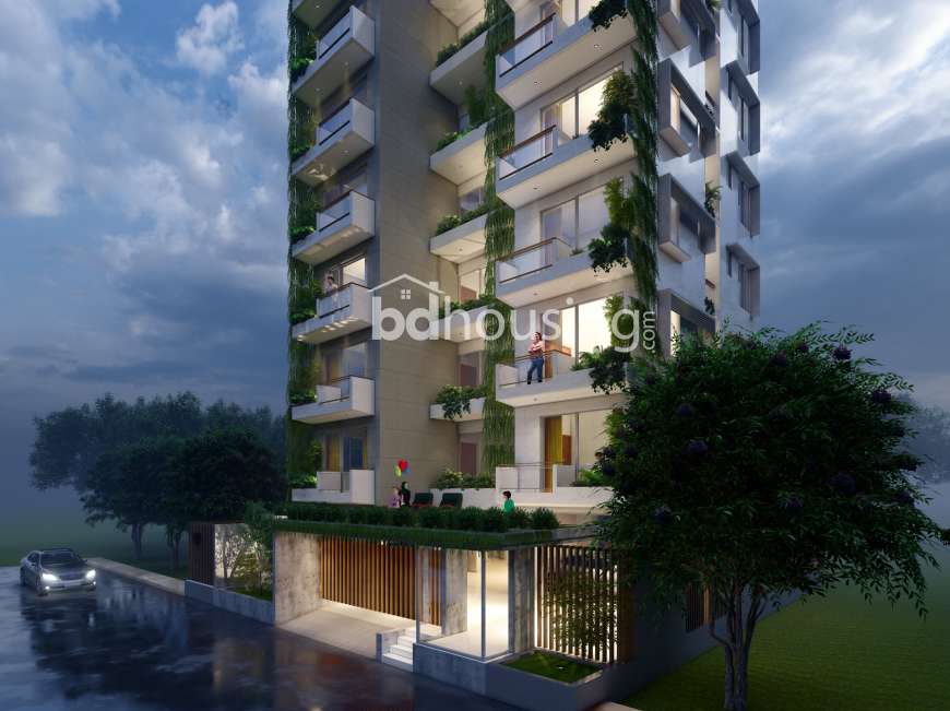 Attica White Castle, Land Sharing Flat at Bashundhara R/A