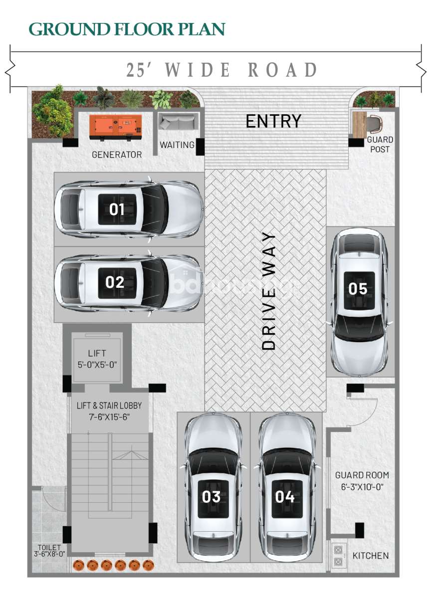 SOUTH GARDEN, Apartment/Flats at Banasree