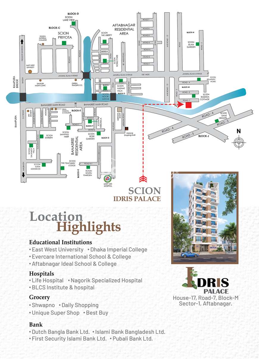 IDRIS PALACE, Apartment/Flats at Aftab Nagar