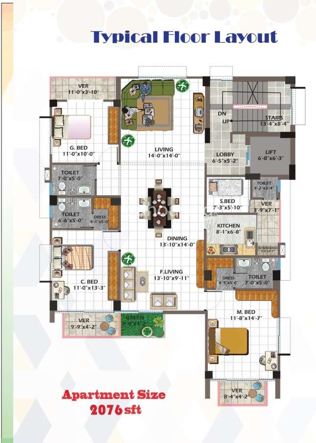 Protik Sunflower, Apartment/Flats at Bashundhara R/A