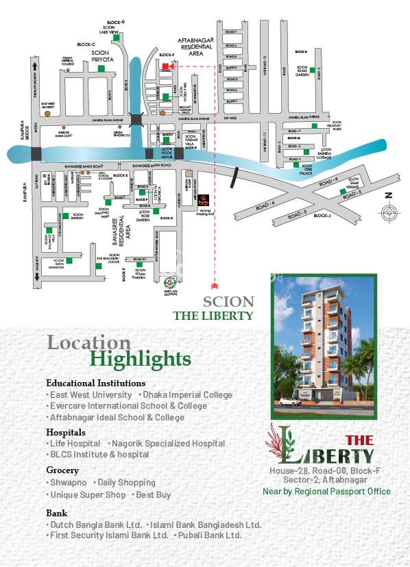 The Liberty, Apartment/Flats at Aftab Nagar