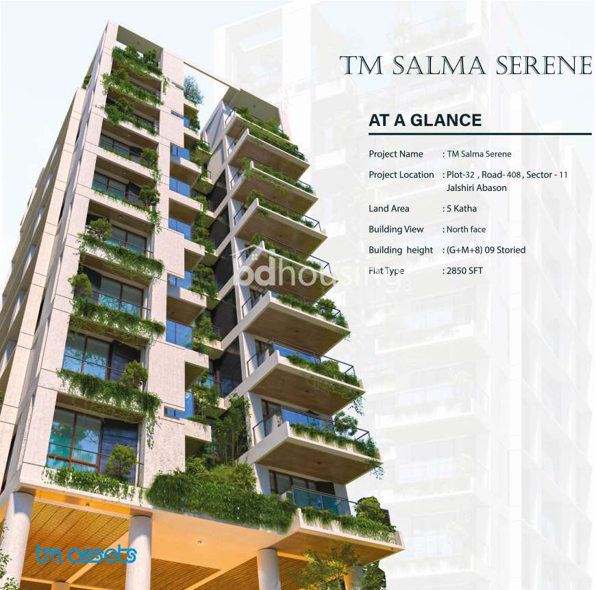 TM Salma Serene, Apartment/Flats at Jolshiri Abason