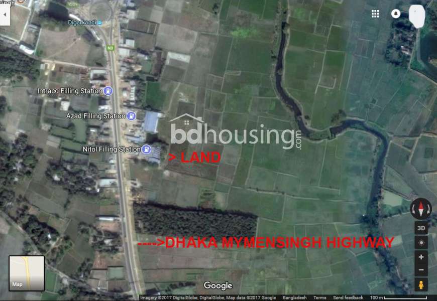 157 Decimal Land in Mymensingh Sadar Upazilla., Commercial Plot at sadar