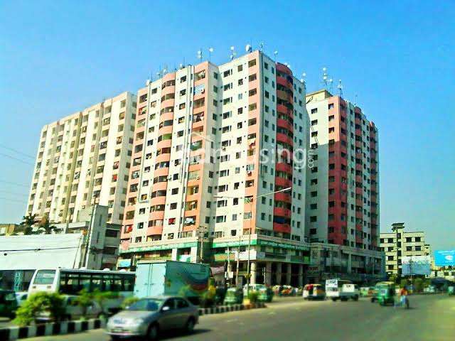 Darus Salam Tower 10th floor-1502 sft-with gas line, Apartment/Flats at Mohammadpur