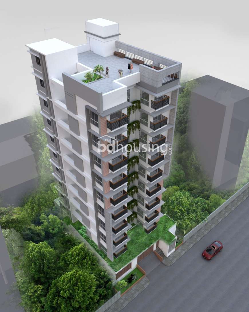 2020 sft single unit Apt @ A Block with Gas connection., Apartment/Flats at Bashundhara R/A