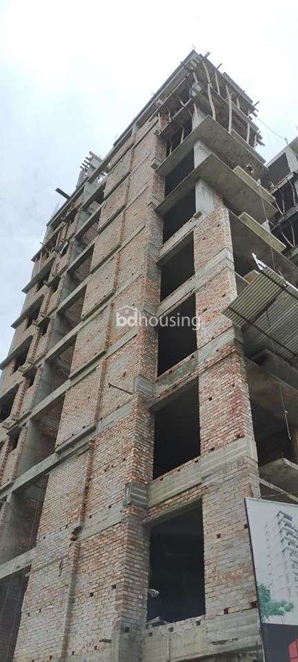 2025 sft Almost Ready Apt. with Gas, Apartment/Flats at Bashundhara R/A