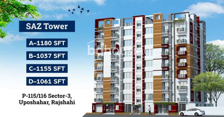 SAZ Tower, Apartment/Flats at Uposahar