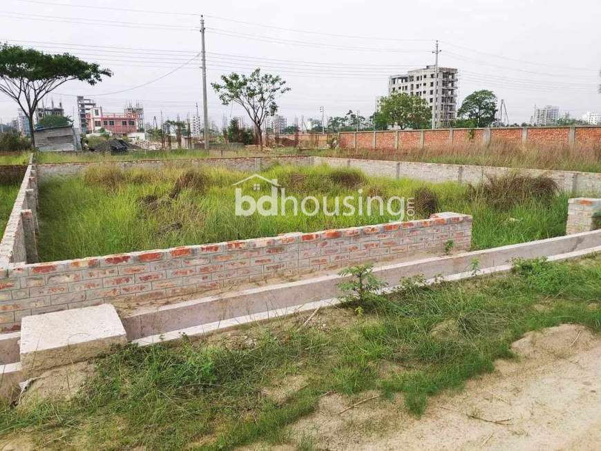 3K coner 40/25 South facing , Residential Plot at Bashundhara R/A