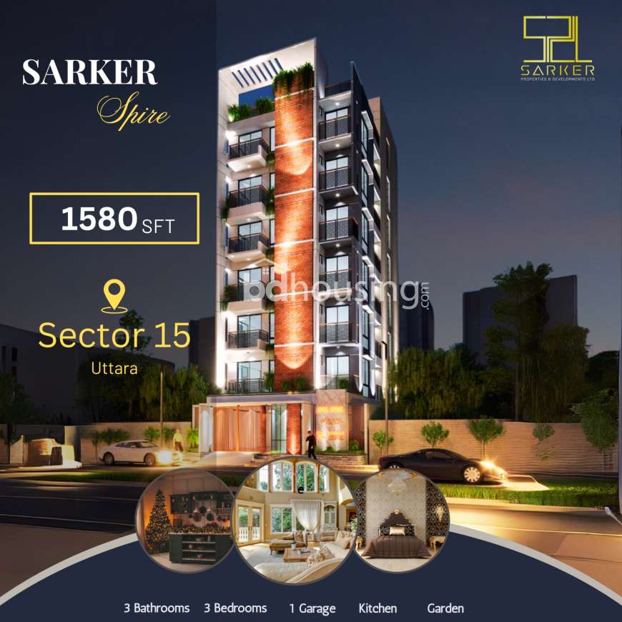 SARKER SPIRE, Apartment/Flats at Uttara