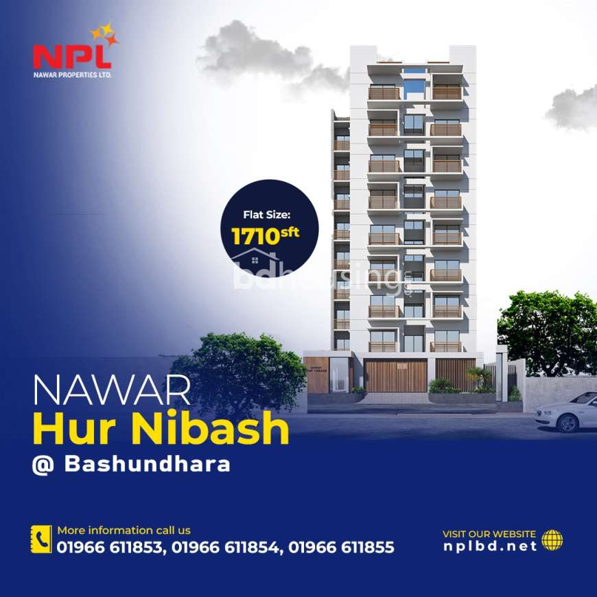 Nawar Hur Nibash , Apartment/Flats at Bashundhara R/A