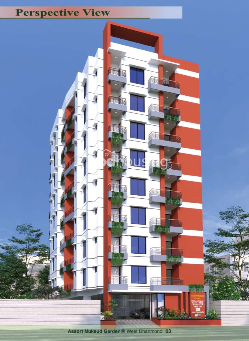 Assort Muksud Garden, Apartment/Flats at West Dhanmondi