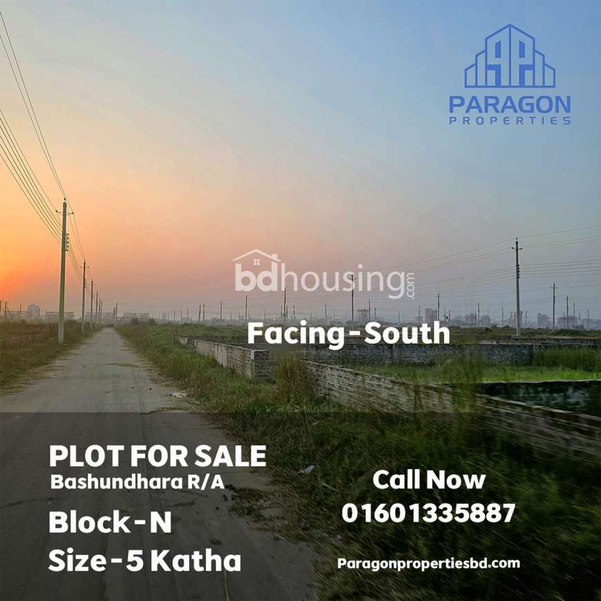 Block - N, Residential Plot at Bashundhara R/A