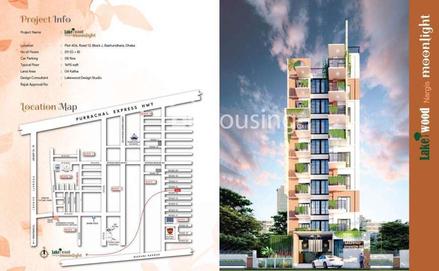 Moonlight, Apartment/Flats at Bashundhara R/A