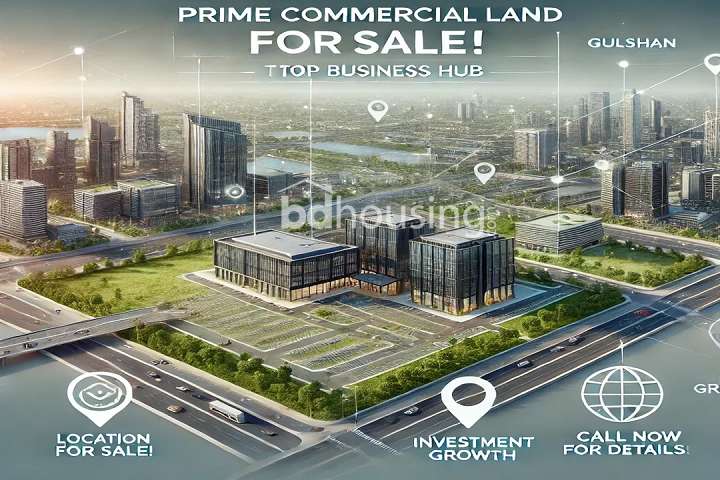 Land for Sale at Gulshan Avenue, Commercial Plot at Gulshan 02