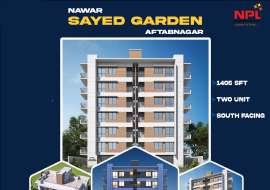 1405 sft, 3 Beds Apartment/Flats for Sale at Aftab Nagar Apartment/Flats at 