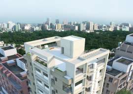 Lake View Corner Apartment 1390 SFT 2nd Floor Sale @ Savar DOHS Apartment/Flats at 