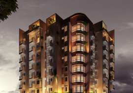 1330 sqft, 3 Beds Under Construction Apartment/Flats for Sale at Diyabari Apartment/Flats at 