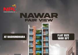 1600 sqft, 3 Beds, Under Construction Apartment for Sale at Bashundhara R/A Apartment/Flats at 