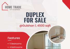 4500 sqft Used Duplex Home for Sale at Gulshan 01 Duplex Home at 