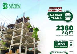 2380 sqft, 3 Beds Under Construction Apartment/Flats for Sale at Bashundhara R/A Apartment/Flats at 