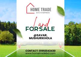 51.21 katha Ready Residential Plot for Sale at Savar, Mushurikhola Residential Plot at 