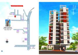 1225 sqft, 3 Beds Ready Flats for Sale at Adabor Apartment/Flats at 