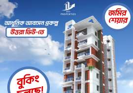 1400 sqft, 3 Beds Upcoming  Land Sharing Flat for Sale at Uttara Land Sharing Flat at 